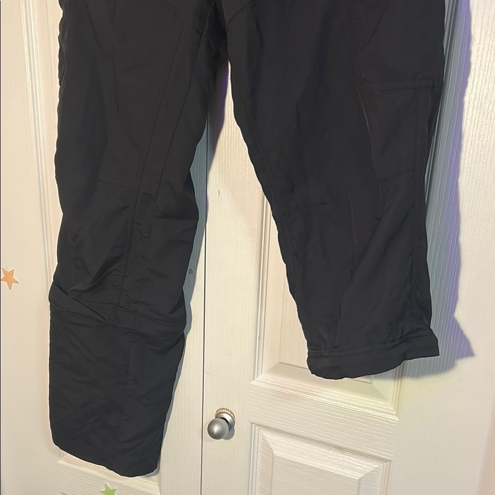 Convertible Utility Black Cargo Pants Adjustable Zipper Pockets mountain cyber - Picture 12 of 17